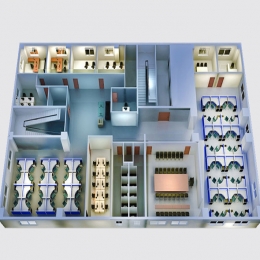 辦公室裝修設計平面圖及立體圖